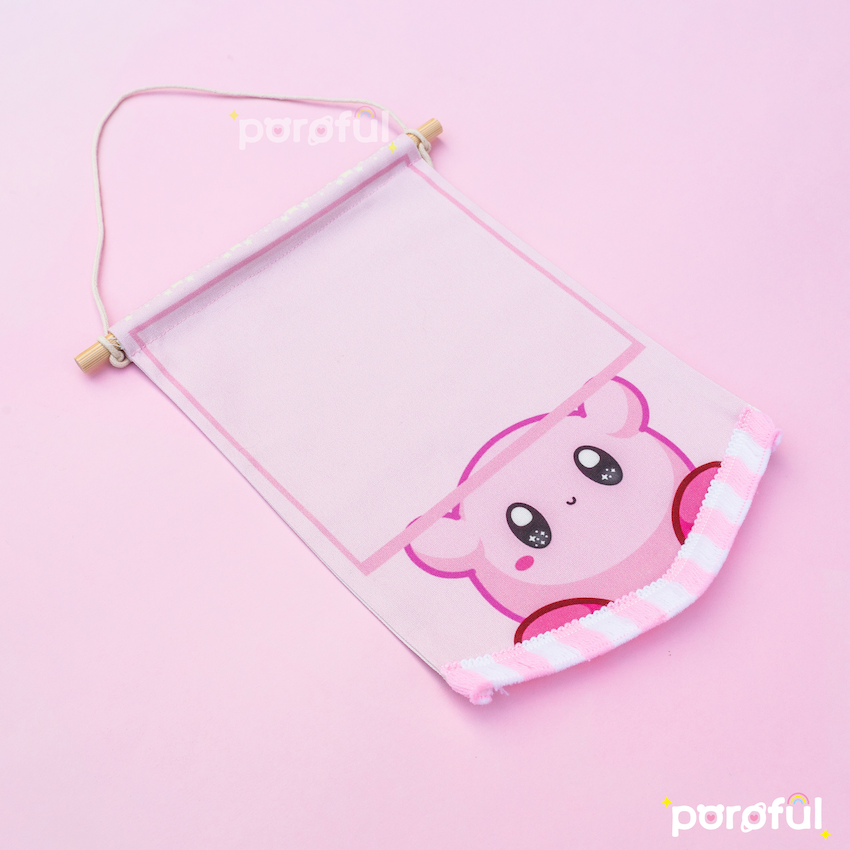 Kirby Poyo Pin Banner
