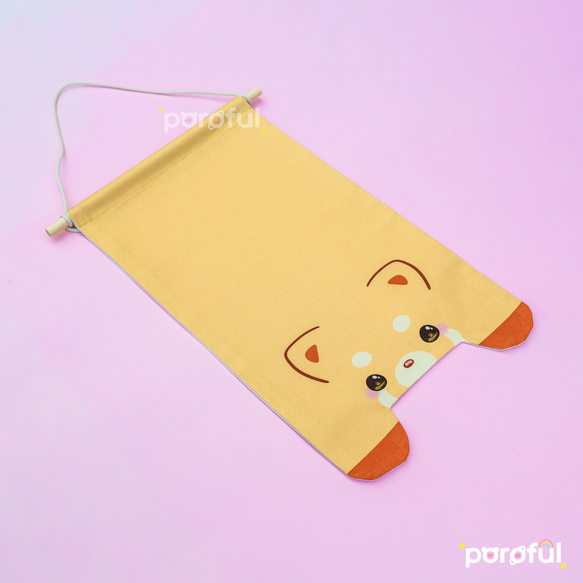 Red Panda Pin Banner (XL)