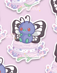 Butterfly Macaron Sticker (3")