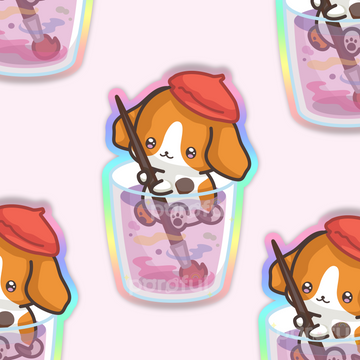 Creativity Beagle Sticker (3")