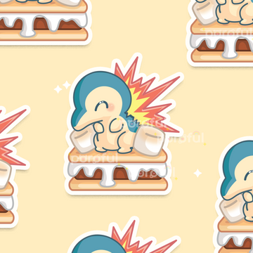 S'mores Sticker (3")