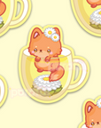 Chamomile Fox Sticker (3")
