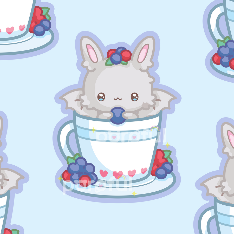 Fruit Bat Sticker (3")