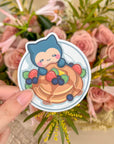 Snorlax Pancakes Sticker