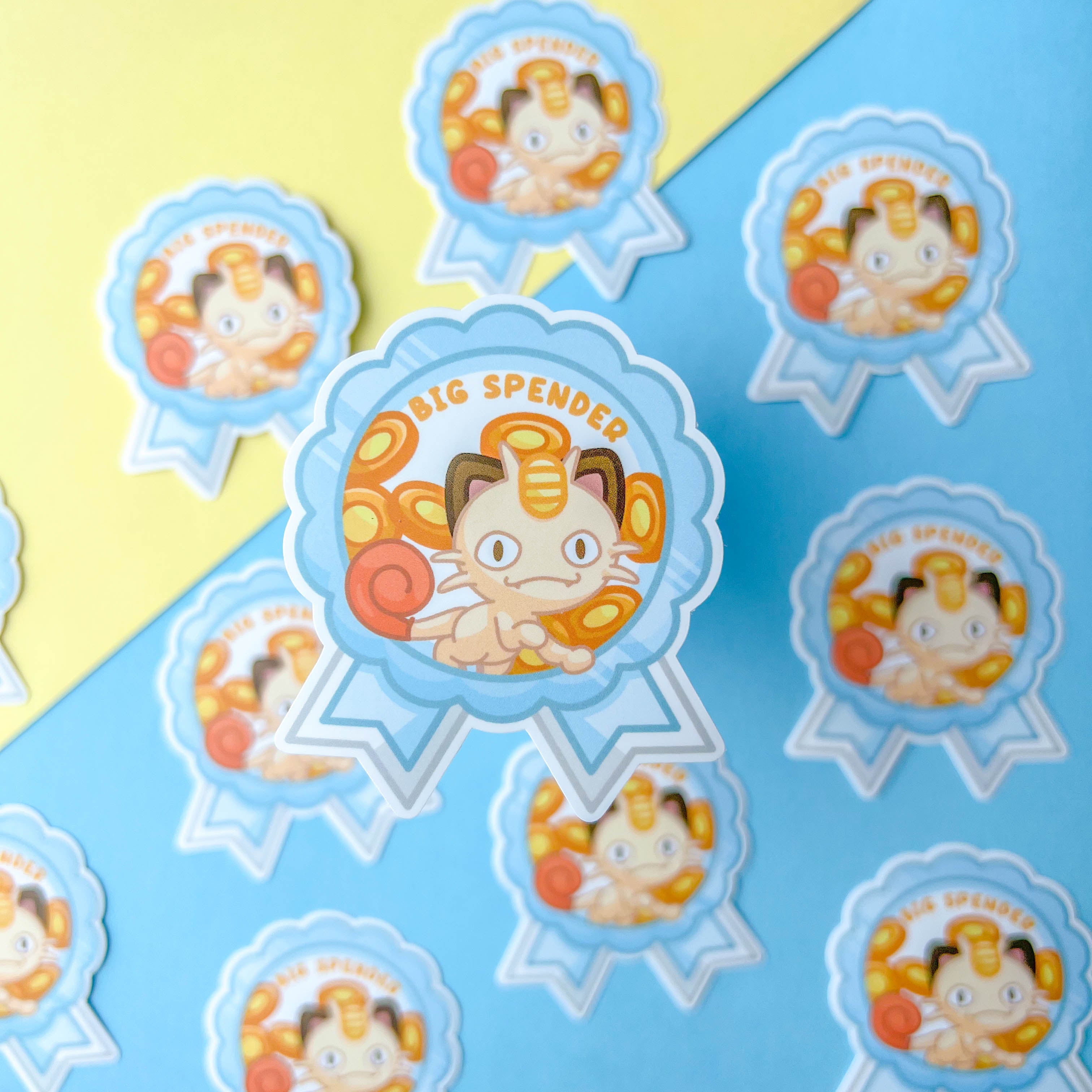 Pokemon Medal Series 1 Sticker Set (3&quot;)