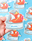 Canned Fish Vinyl Sticker (3")