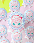 One Tough Puff Medal Sticker (3")