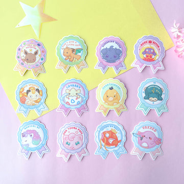 Award Medal Sticker Set (3")