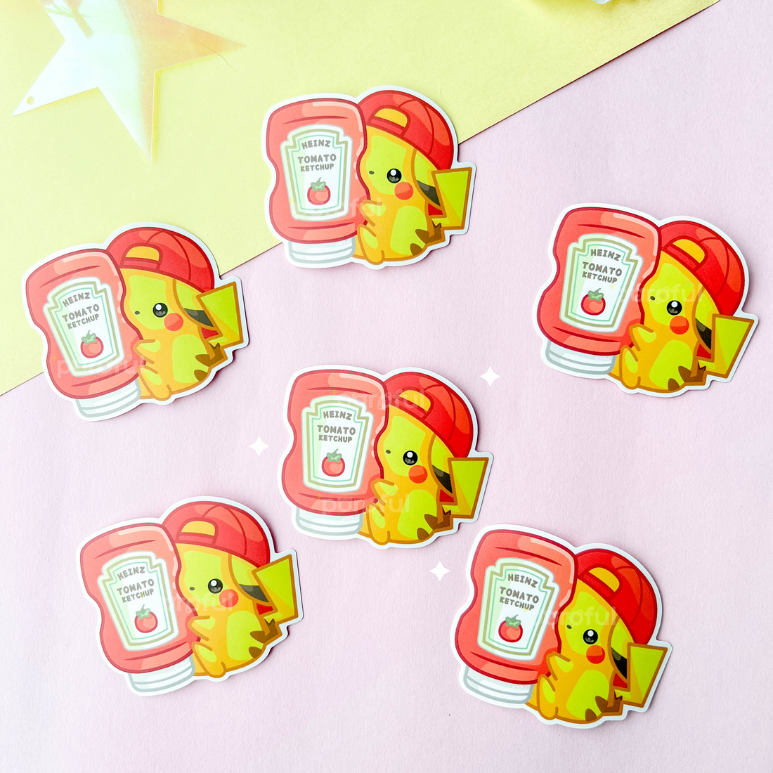 Ketchup Enamel Pin