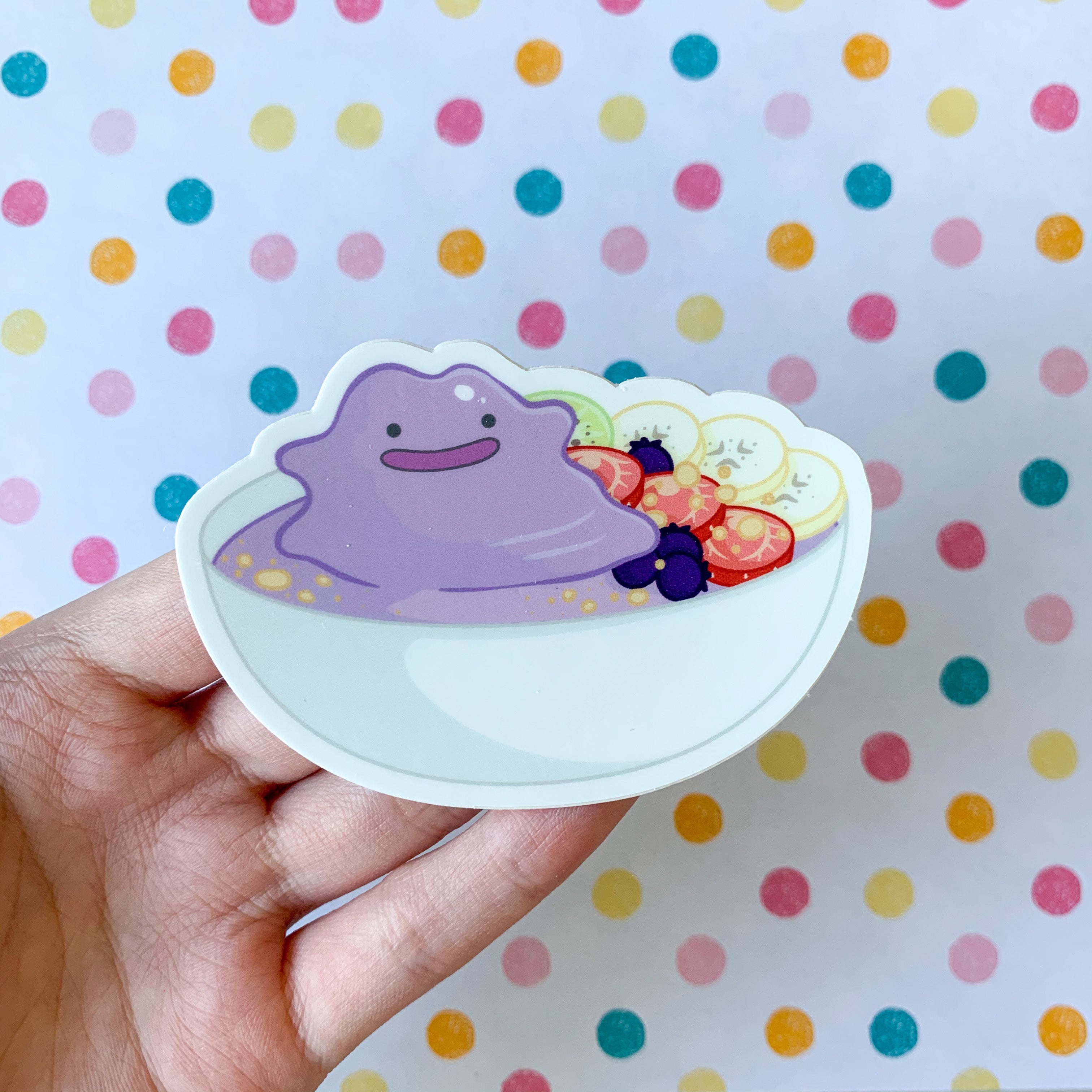 Smoothie Bowl Sticker (3&quot;)