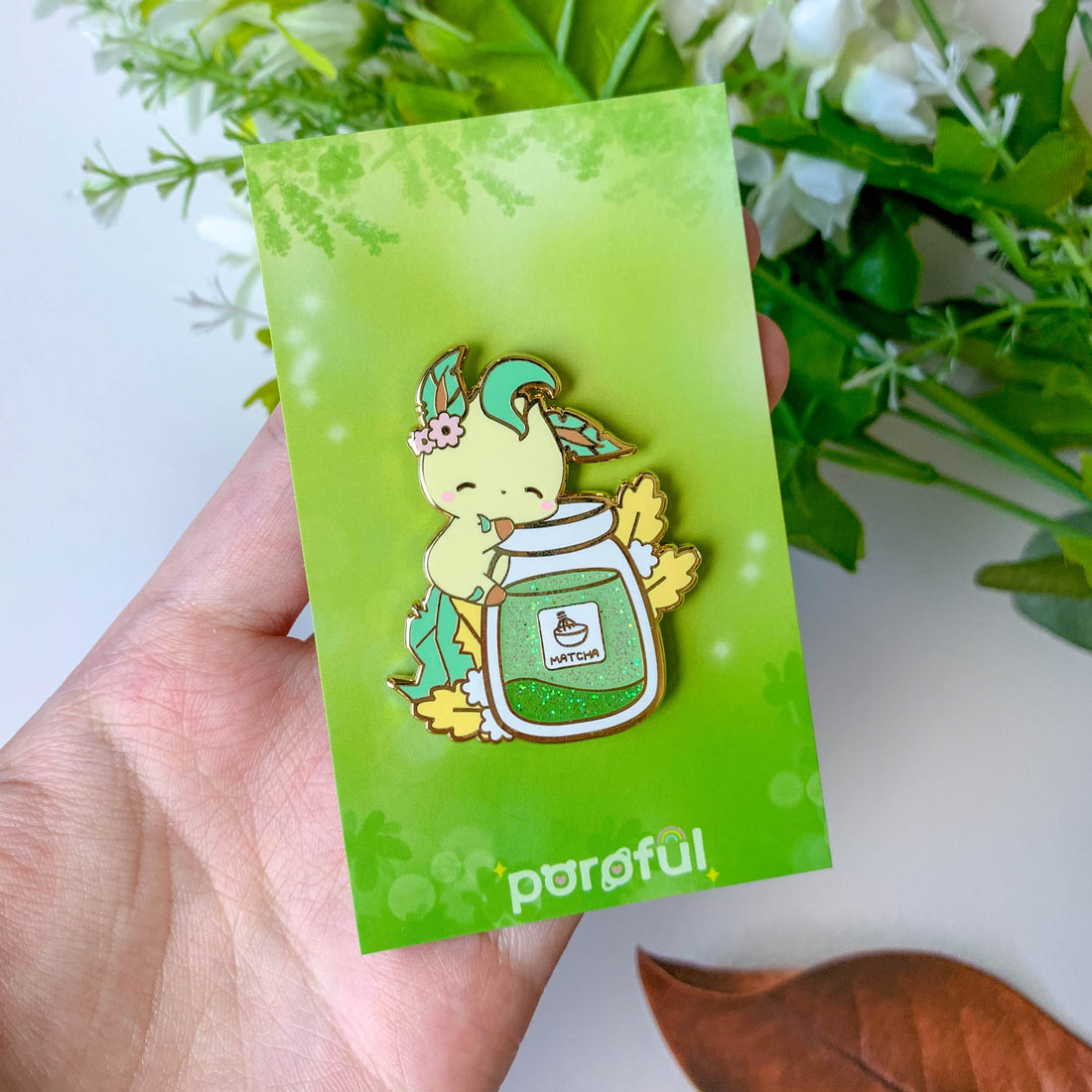 Matcha Pudding Pin