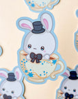 Earl Grey Bunny Sticker (3")