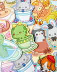 Sakura Otter Sticker (3")