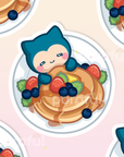 Snorlax Pancakes Sticker