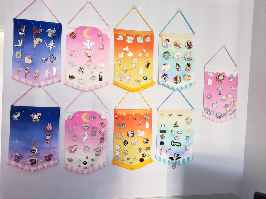 Shooting Stars Pin Banner